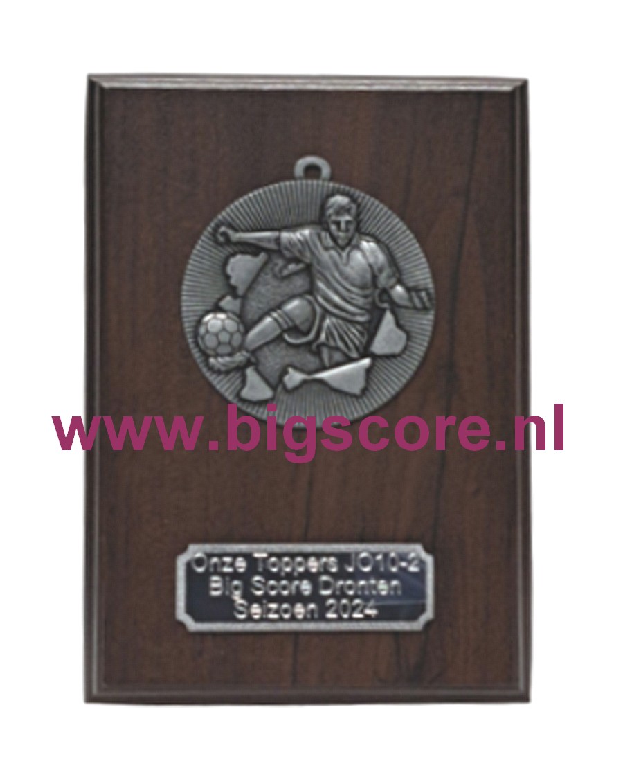 Wandbord MDF Bruin met standaard achterzijde WB 30